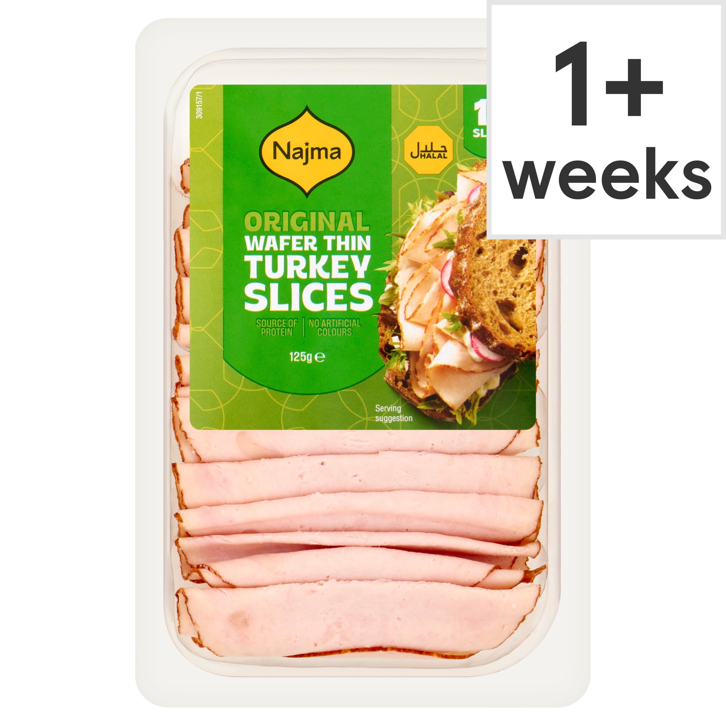 Najma Original Wafer Thin Turkey Slices 125g