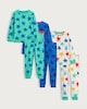 image 1 of F&F Boys 3-Pack Pure Cotton Star Print Pyjama Sets in Multi