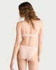 image 3 of F&F Floral Embroidered Mesh Wired Plunge Bra in Pink