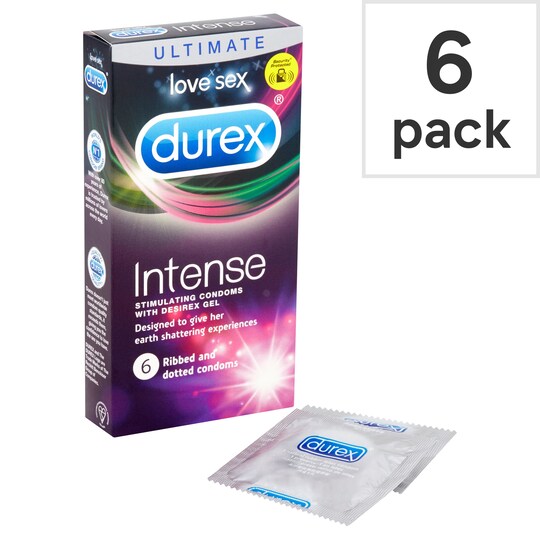 Durex Intense Condoms 6 Pack Tesco Groceries