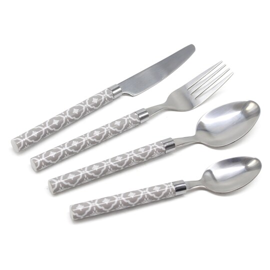 Tesco Sorrento 16 Piece Cutlery Set Tesco Groceries