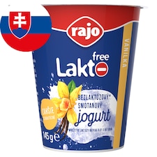 Rajo Lakto Free Smotanový jogurt vanilka 145 g