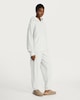 image 2 of F&F Towelling Textured Elasticated Cuffed Pyjama Bottoms in Grey