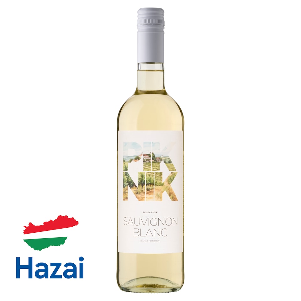 Piknik Selection Felső-Magyarországi Sauvignon Blanc száraz fehérbor 12,5% 750 ml  1. kép