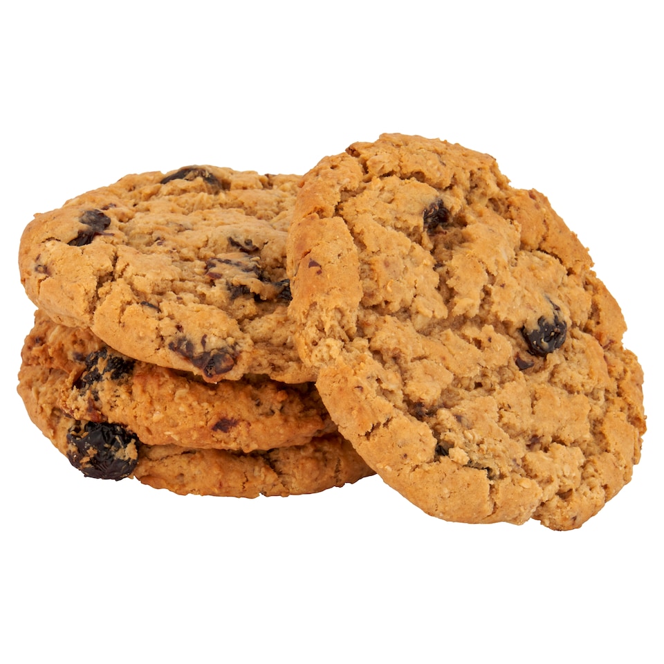image 1 of Tesco Finest Jumbo Oat and Flame Raisin Cookies 4 Pack