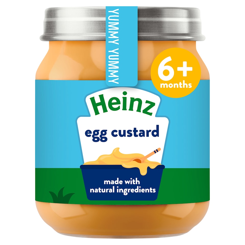 image 1 of Heinz Egg Custard Baby Food Jar 120g
