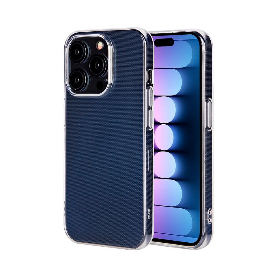 image 1 of GROOV-E IPHONE 15 PRO CLEAR SHELL CASE