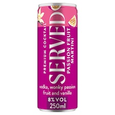 SERVED Passion Fruit Martini 8% ABV 250ml