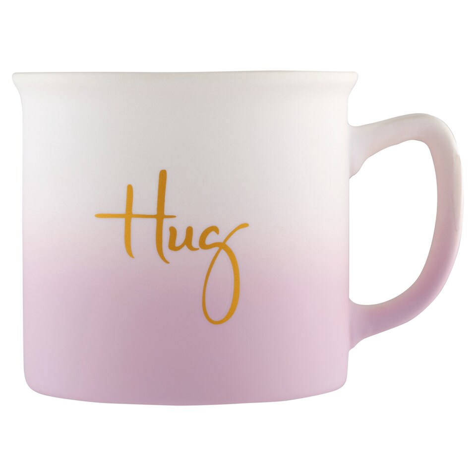 Tesco Ombre Hug hrnek růžový