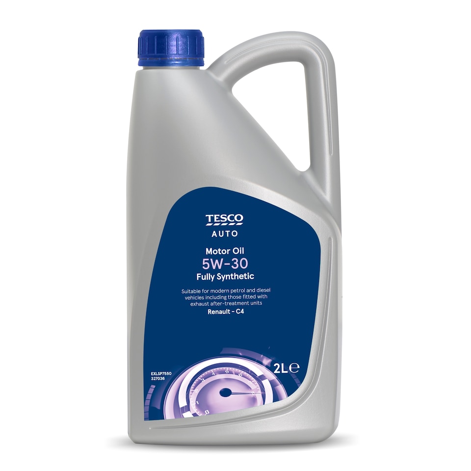 Tesco Renault 5W - 30 Fully Synthetic Motor Oil 2L
