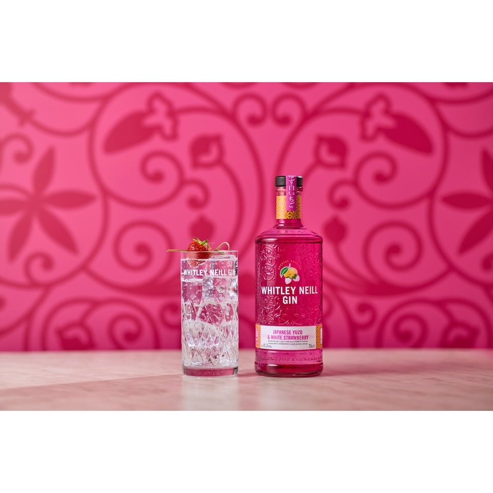 image 1 of Whitley Neill Gin - Japanese Yuzu & White Strawberry 70cl