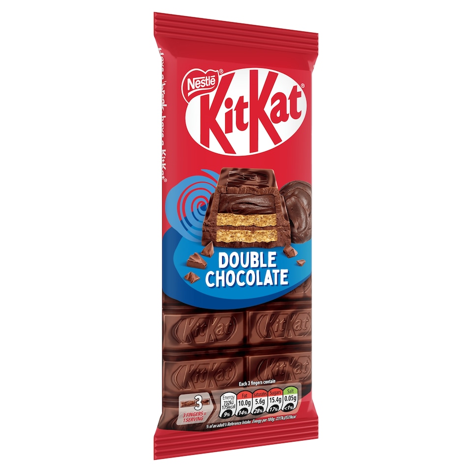 image 1 of KitKat Double Chocolate Sharing Bar 99g