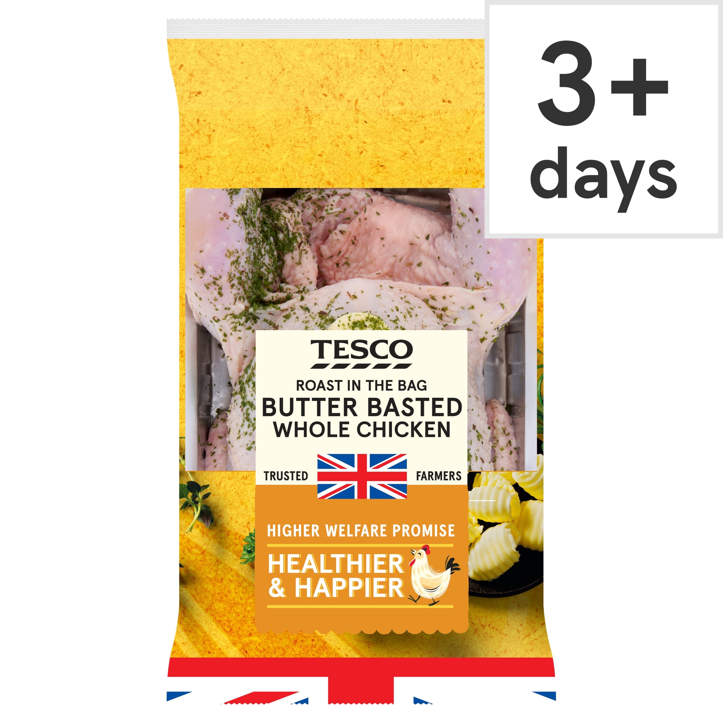 Tesco Roast In Bag Butter Basted Whole Chicken 1.5Kg