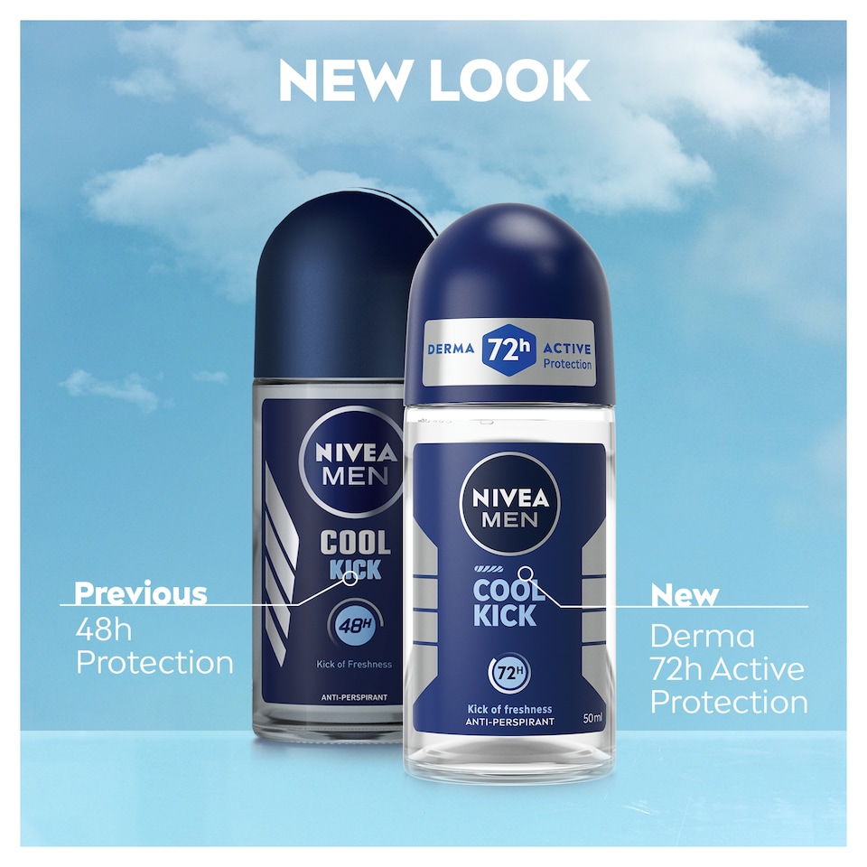 image 1 of NIVEA MEN Antiperspirant Deodorant Roll On - Cool Kick 50ml
