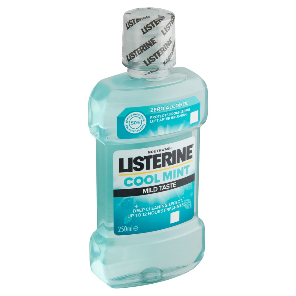 Listerine Cool Mint Mild Taste ústní voda 250ml