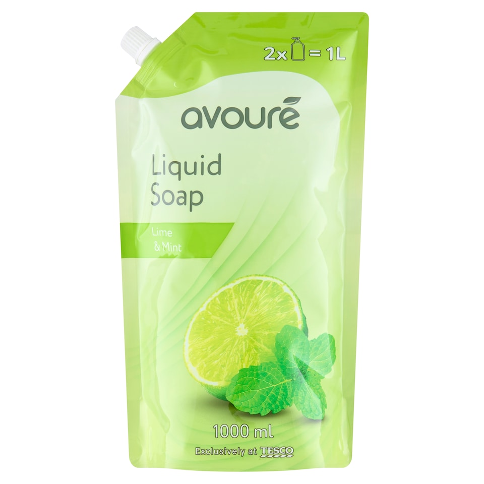 Avouré Lime & Mint Liquid Soap 1000 ml