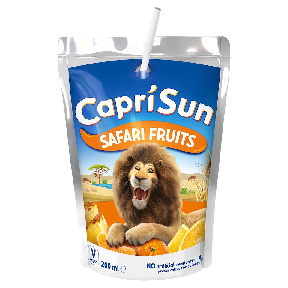 obrázok 1 z Capri-Sun Safari Fruits nesýtený nealkoholický ovocný nápoj 200 ml