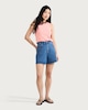 image 2 of F&F Scalloped Edge Racerback Vest in Peach