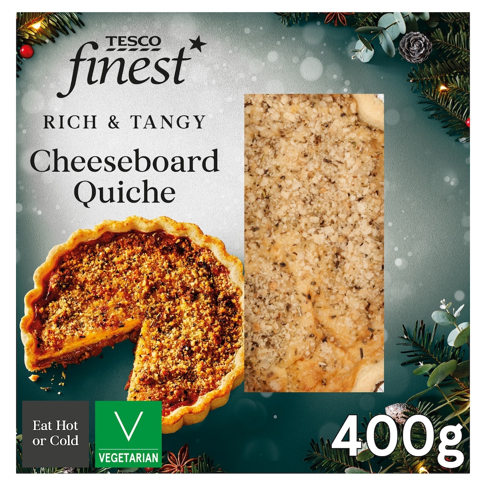 Tesco Finest Cheeseboard Quiche 400g