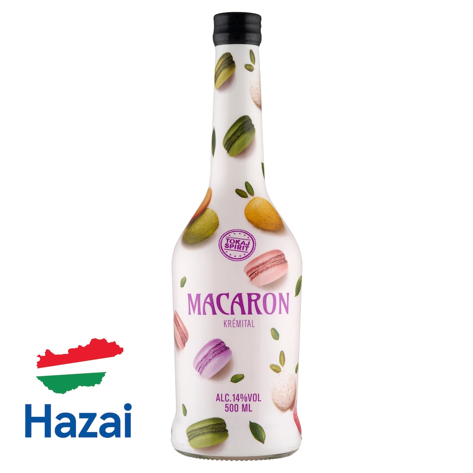 image 1 of Tokaj Spirit Macaron Almond-Flavored Alcoholic Cream Drink 14% 500 ml