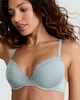 image 1 of F&F 3-Pack Lace Trim Padded Push Up Bras in Multi