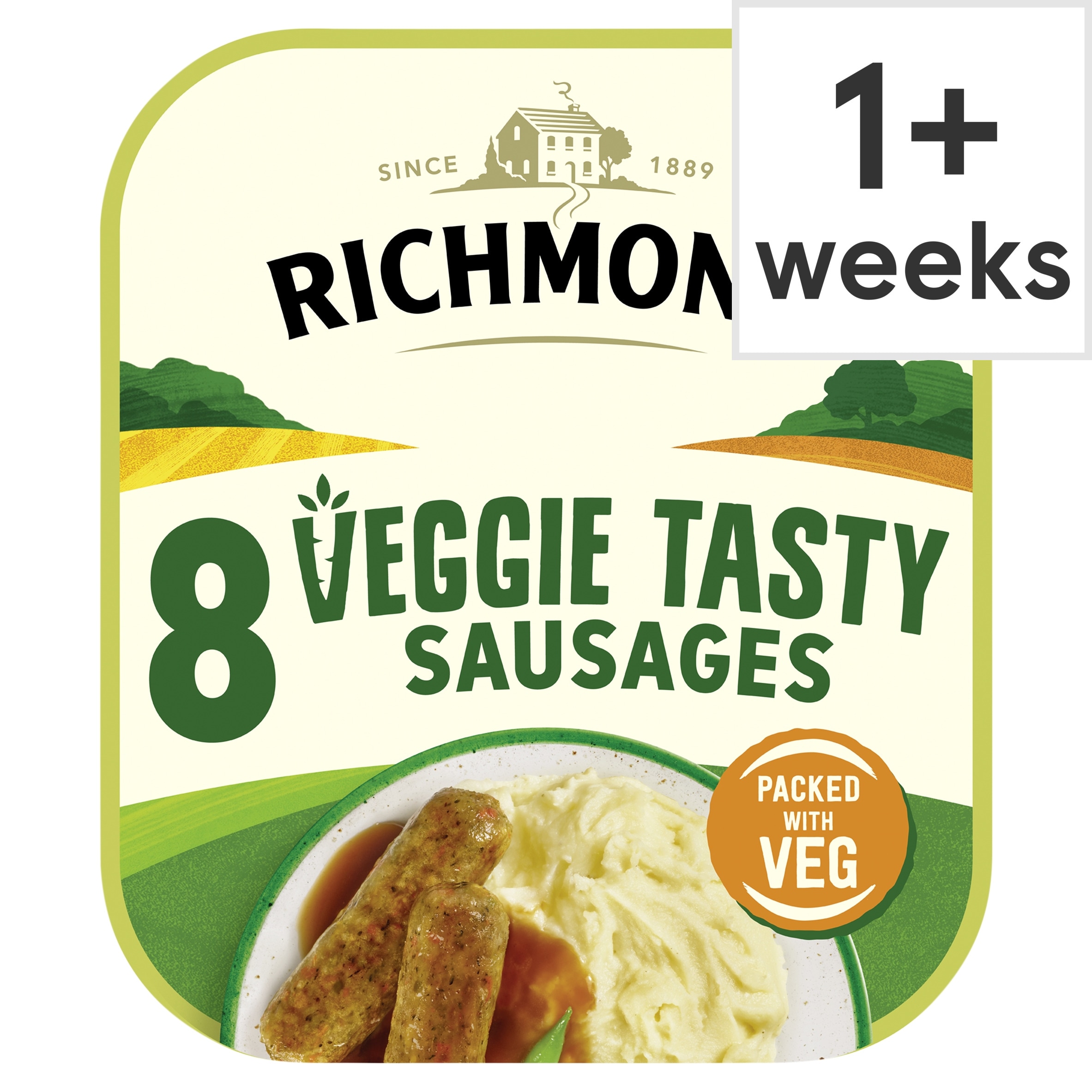 RICHMOND 8 VEGGIE TASTY SAUSAGES 304g