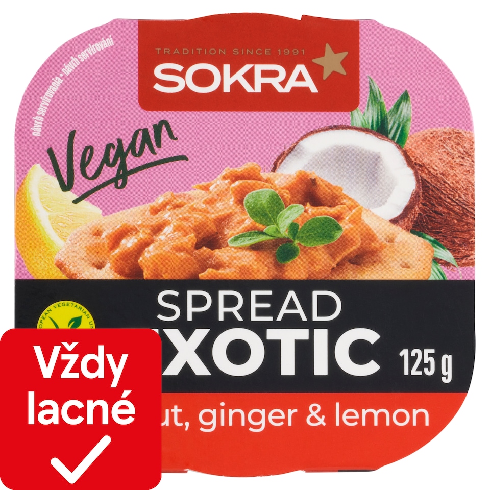 obrázok 1 z Sokra Vegánska nátierka s hrachovou na exotický spôsob 125 g
