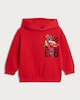 image 4 of Disney Lightning McQueen Cotton Rich Hoodie in Red