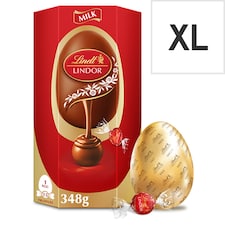 Lindt Milk Chocolate Egg With Lindor Milk Truffels 348G