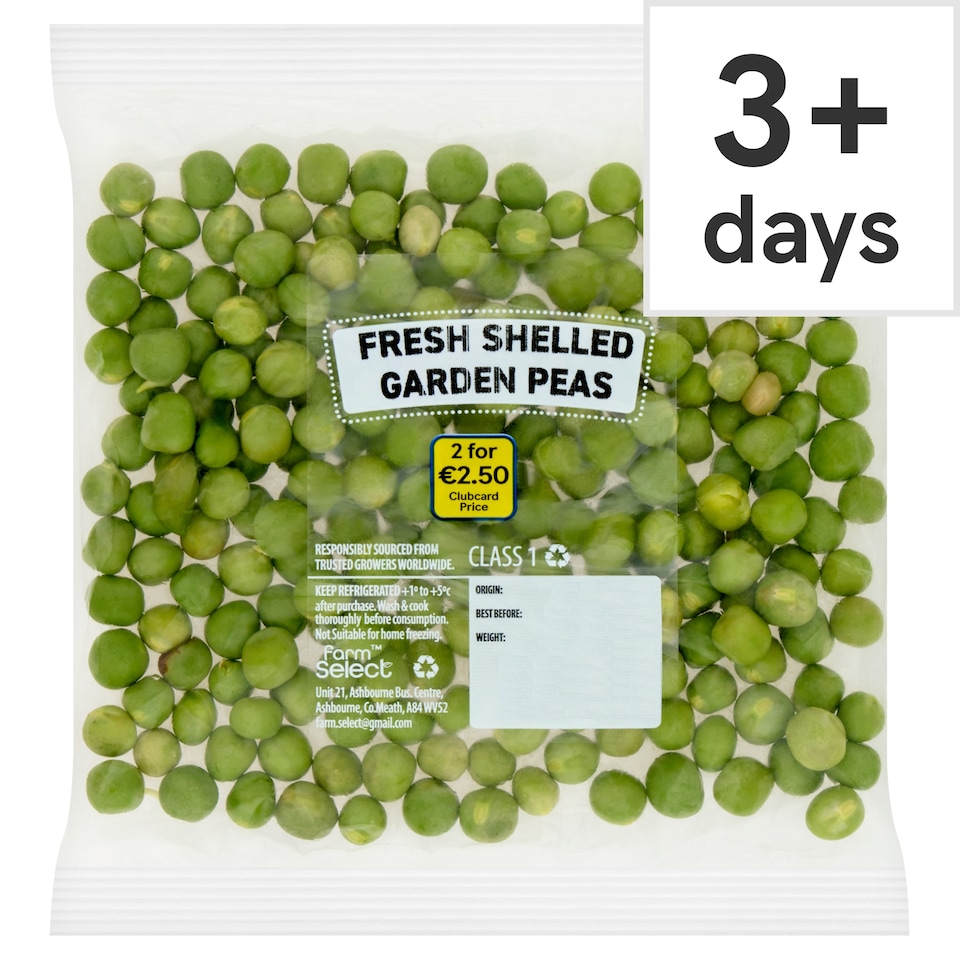 Farm Select Fresh Shelled Garden Peas 90g
