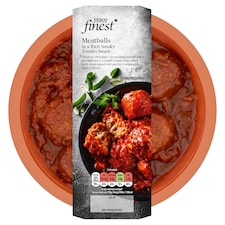 Tesco Finest Meatballs in a Rich Smoky Tomato Sauce 350G