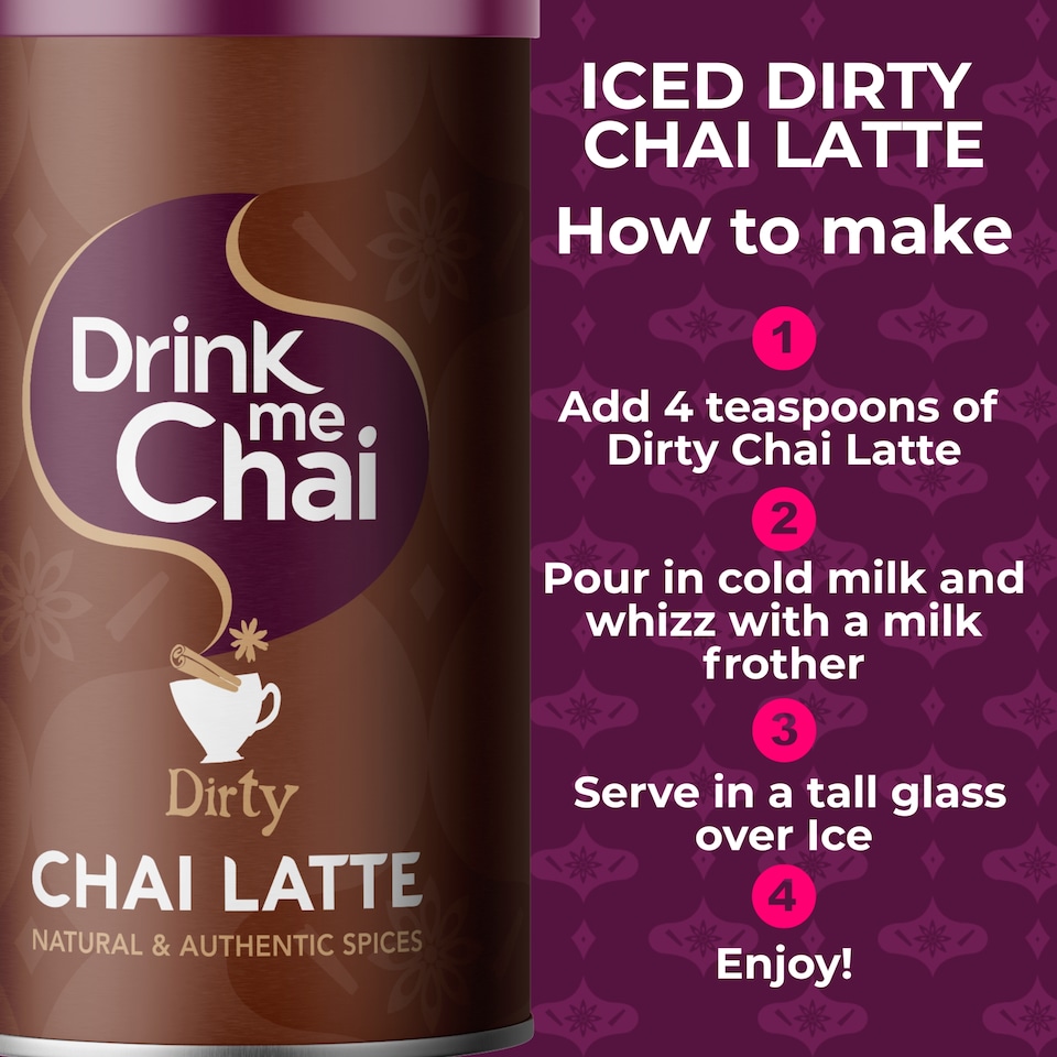 image 1 of Drink Me Chai Dirty Chai Latte 200g