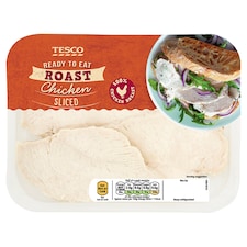 Tesco Ready To Eat Sliced Roast Chicken Breast 200G