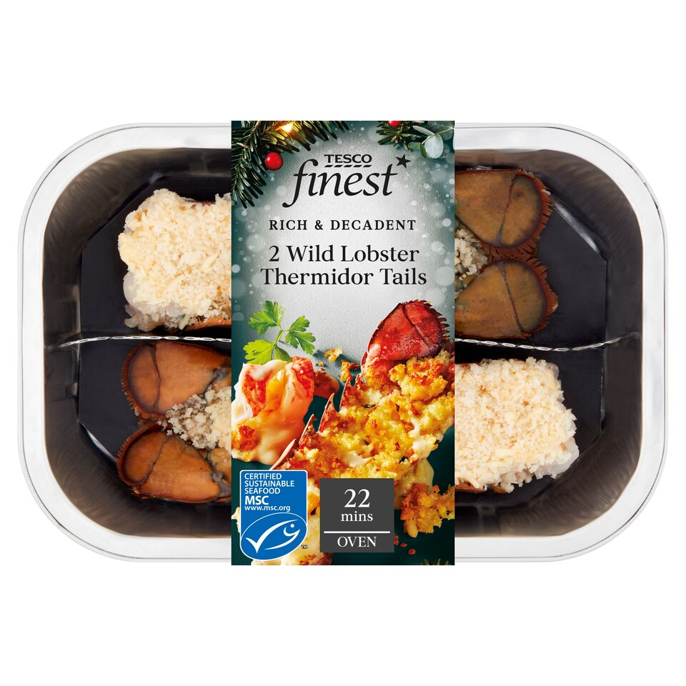 Tesco Finest 2 Thermidor Wild Lobster Tails 280g