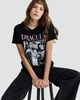 image 1 of Dracula Pure Cotton T-Shirt in Black