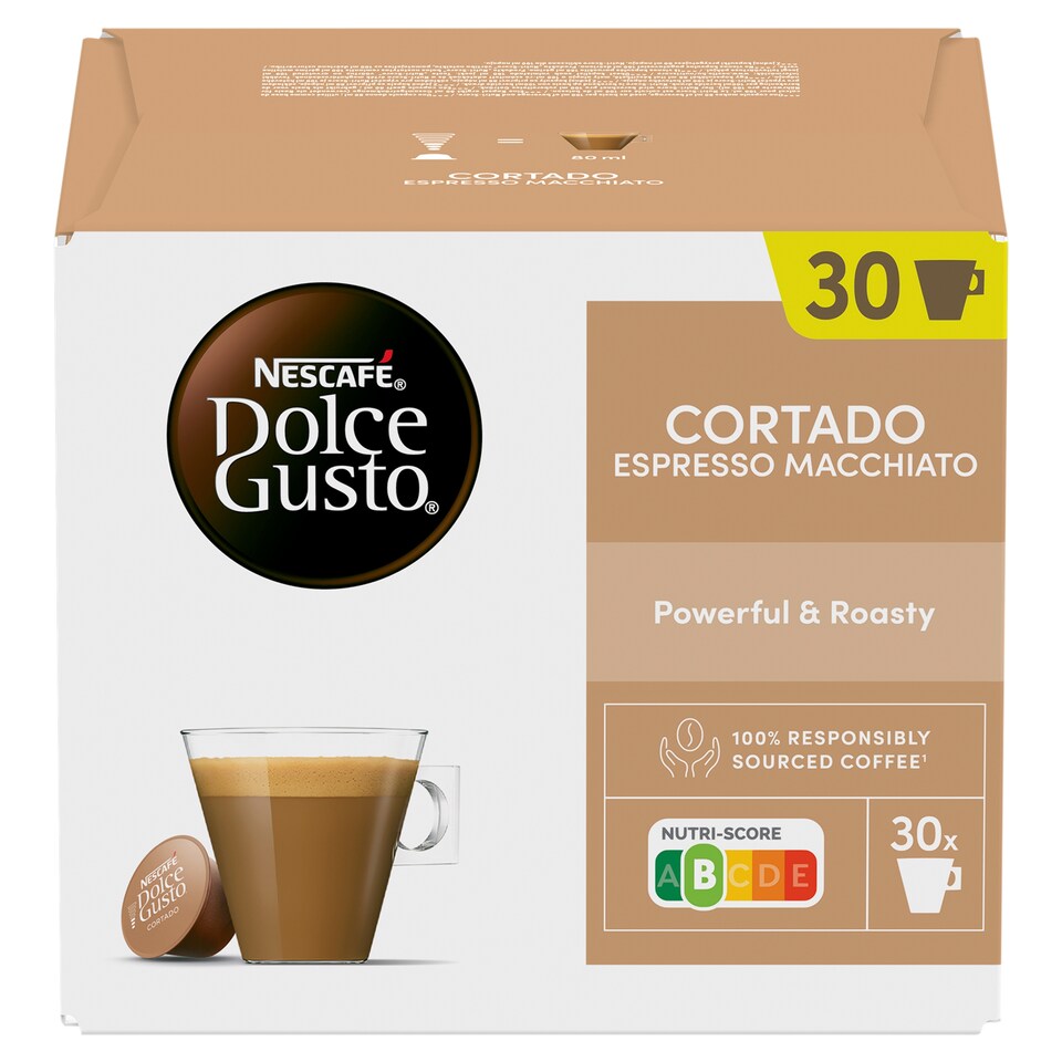 NESCAFÉ Dolce Gusto Cortado - káva v kapsulách - 30 ks