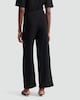 image 3 of F&F Crinkle Wide Leg Co-ord Trousers in Black
