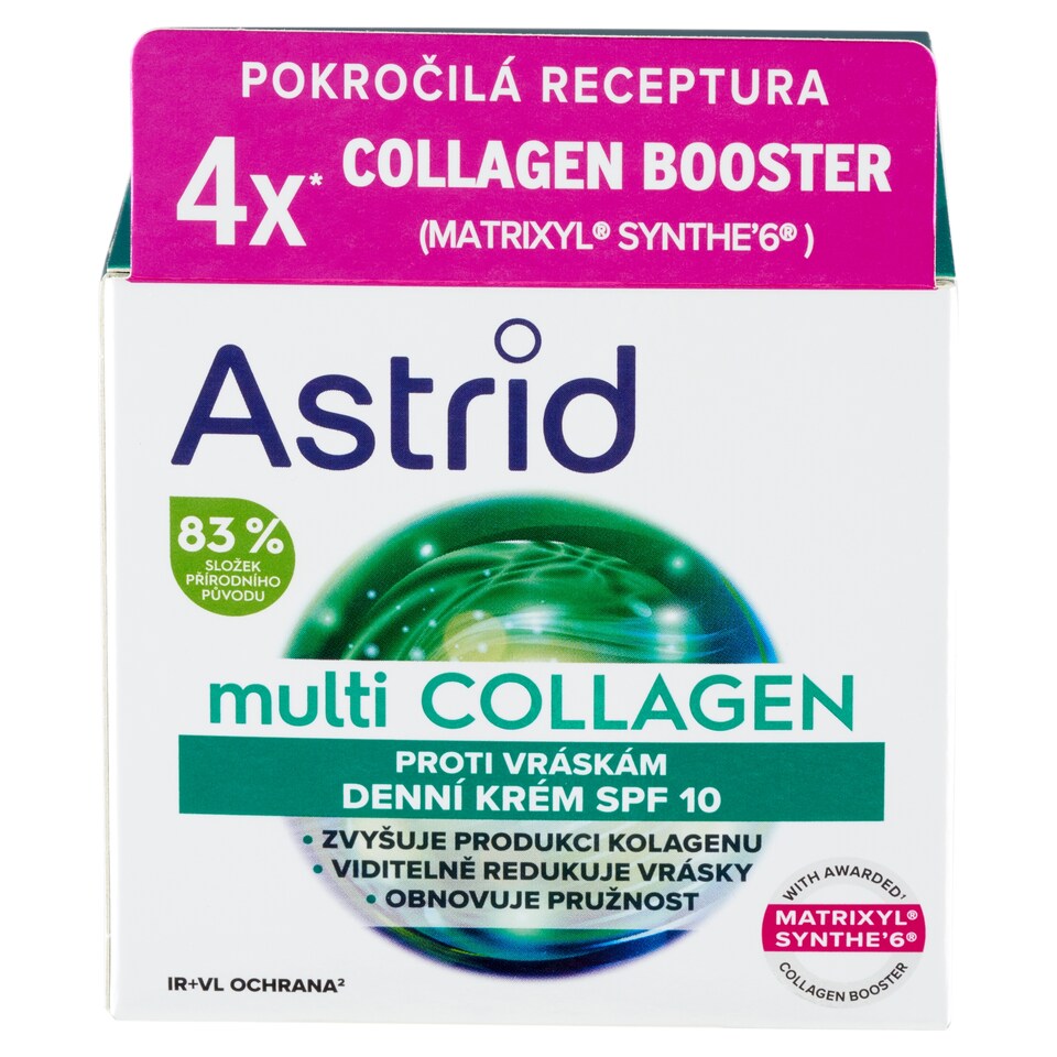 obrázok 1 z Astrid Multi Collagen proti vráskam denný krém SPF 10 50 ml