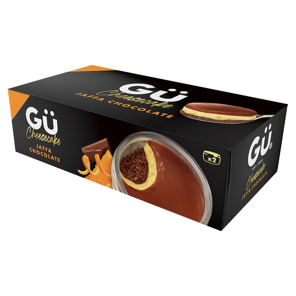 image 1 of Gu Jaffa & Chocolate Cheesecake Dessert (2x86g)