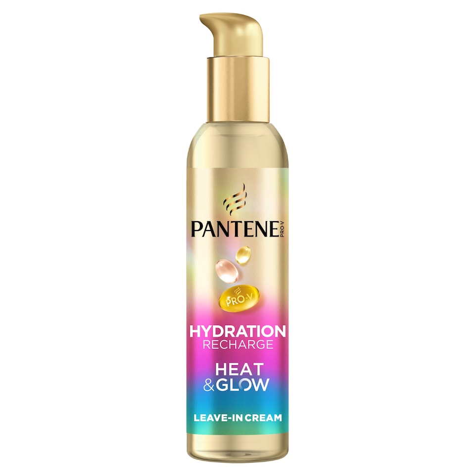 Obrázek 1 pro produkt Pantene Pro-V Hydration Recharge Heat & Glow Bezoplachový Krém 135ml. Ochrana proti Teplu