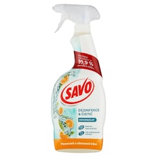 Savo dezinfekční a čisticí sprej Pomeranč a Citronová tráva 700ml