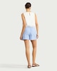 image 3 of F&F Pure Cotton Striped Shorts in Blue