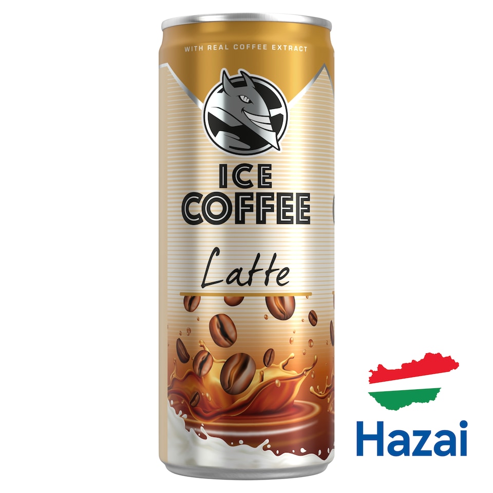 HELL Ice Coffee Latte UHT ital tejjel és kávékivonattal 250 ml  1. kép