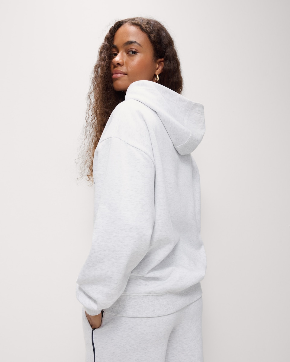image 1 of OH ME OH MY Cotton Rich Slogan Hoodie in Grey