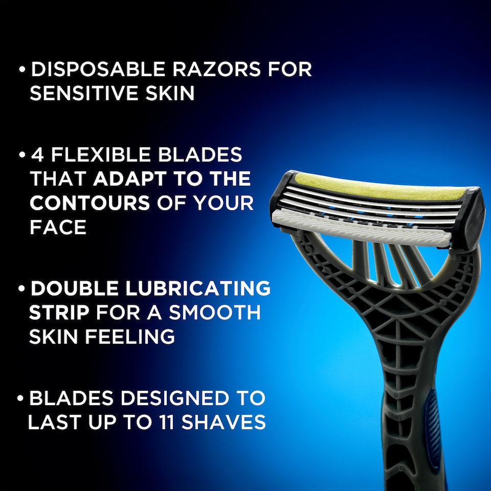 image 1 of Wilkinson Sword Xtreme 3 Ultimate Plus Disposable Razors 4 Pack