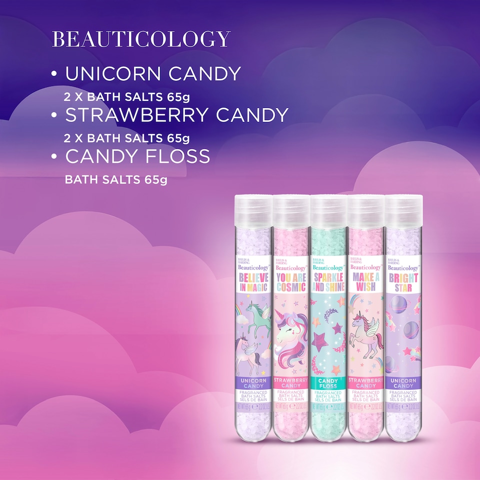 image 1 of Baylis & Harding Beauticology Cosmic Bath Salts Gift Set