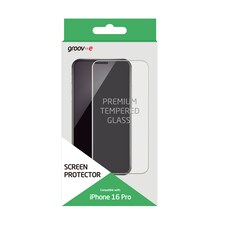 GROOV-E IPHONE 16 PRO SCREEN PROTECTOR