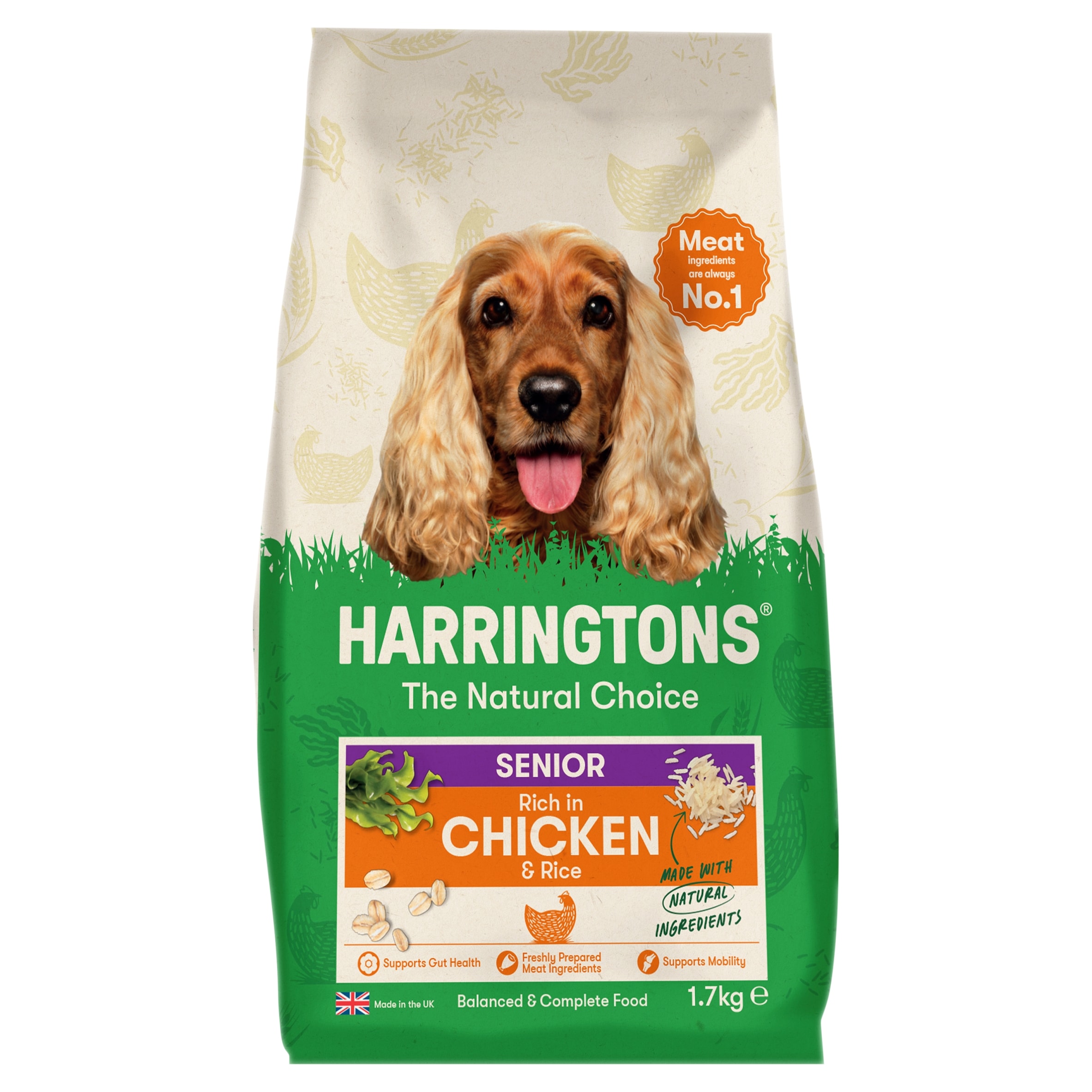 Harringtons Senior Chicken & Rice 1.7Kg