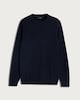 image 4 of F&F Pure Cotton Ribbed Crew Neck Jumper in Navy