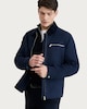 image 1 of F&F Corduroy Collar Button Up Jacket in Navy